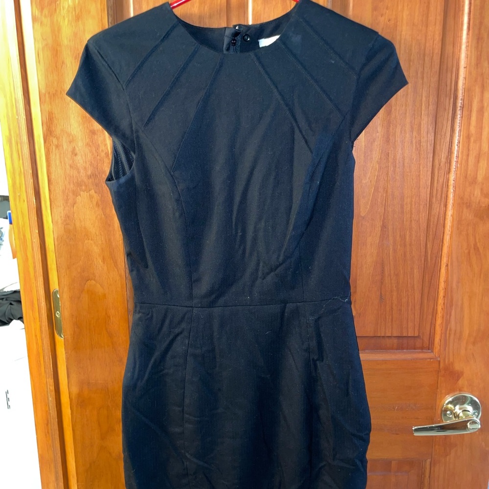 Black Short Sleeve Dress